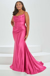 Ruched Fitted Tiffany Designs Plus Size Prom Dress 16044