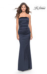 La Femme Prom Dress in Navy