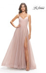 Wrapped Tulle La Femme Prom Dress 31204