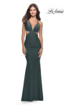 La Femme Prom Dress in Dark Emerald