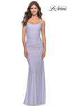 La Femme Prom Dress in Light Periwinkle