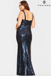 Sequin Sheath Faviana Curves Prom Dress 9531