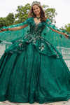 Glitter Tulle Morilee Quinceanera Cape 89418