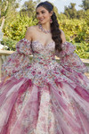 Printed Tulle Vizcaya Quinceanera Dress by Morilee 89423