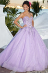 Glitter Tulle Valencia Quinceanera Dress by Morilee 60166