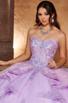 Strapless Lace Quinceanera Dress by Rachel Allan RQ3105