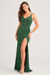 Emerald V-neck Ellie Wilde EW35019