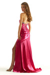 Fuchsia Satin Mermaid Morilee 49024 Prom Dress