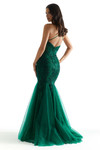 Emerald Beaded Mermaid Morilee Prom Dress 47085