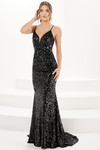Black Tiffany Designs Prom Dress 16059