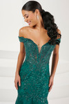 Hunter Green Tiffany Designs Prom Dress 16080
