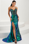Peacock Tiffany Designs Prom Dress 16100