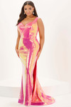 Shimmer Sequin Tiffany Designs Plus Size 16128 Prom Dress