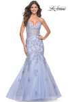 Mauve Mermaid Strapless La Femme Prom Dress 32004