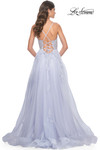 La Femme Prom Dress in Light Periwinkle
