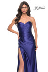 La Femme Prom Dress in Marine Blue