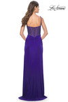 La Femme Prom Dress in Indigo 
