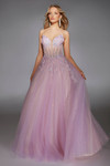 Glitter Tulle pink dress Alyce Paris 61865