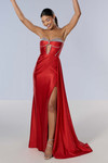 Tiffany 16197 ruby prom dress with crystal Details