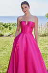 Fuchsia Morilee 49129 A-line dress