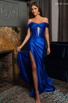 Royal Rachel Allan 70712 dress with slit