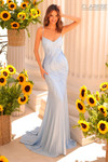 Light blue Clarisse 811137 fitted dress