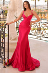 Deep red Clarisse 811260 mermaid dress 