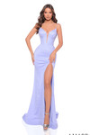Periwinkle Amarra 88330 dress with slit