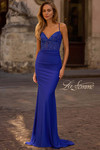Royal Blue La Femme 32217 prom dress 