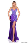 Purple Amarra 88813 fitted dress 