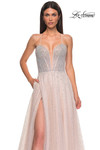 Blush Plunging V-Neck Bodice La Femme 32725
