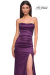 Dark Berry Strapless Front La Femme 32952