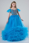 Tiffany Princess Detachable Sleeves Girls Pageant Dress 13812