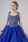 Tiffany Princess Beaded Bodice Girls Pageant Dress 13815