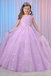 Tiffany Princess Beaded Lace Girls Pageant Dress 13768