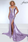 Johnathan Kayne 3237 in Lilac with sparkling crystal details and fitted silhouette.