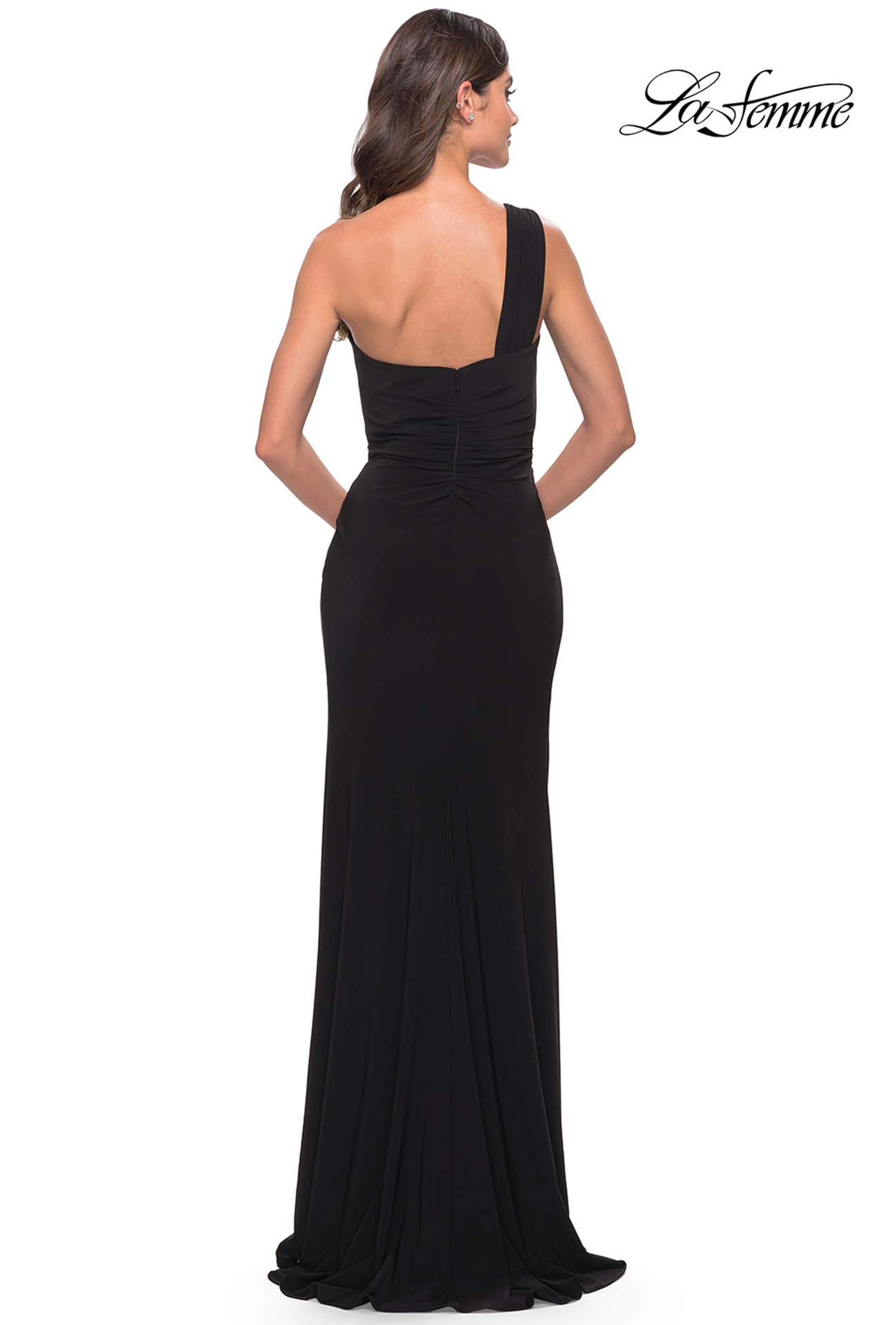 la femme one shoulder dress La Femme 31391