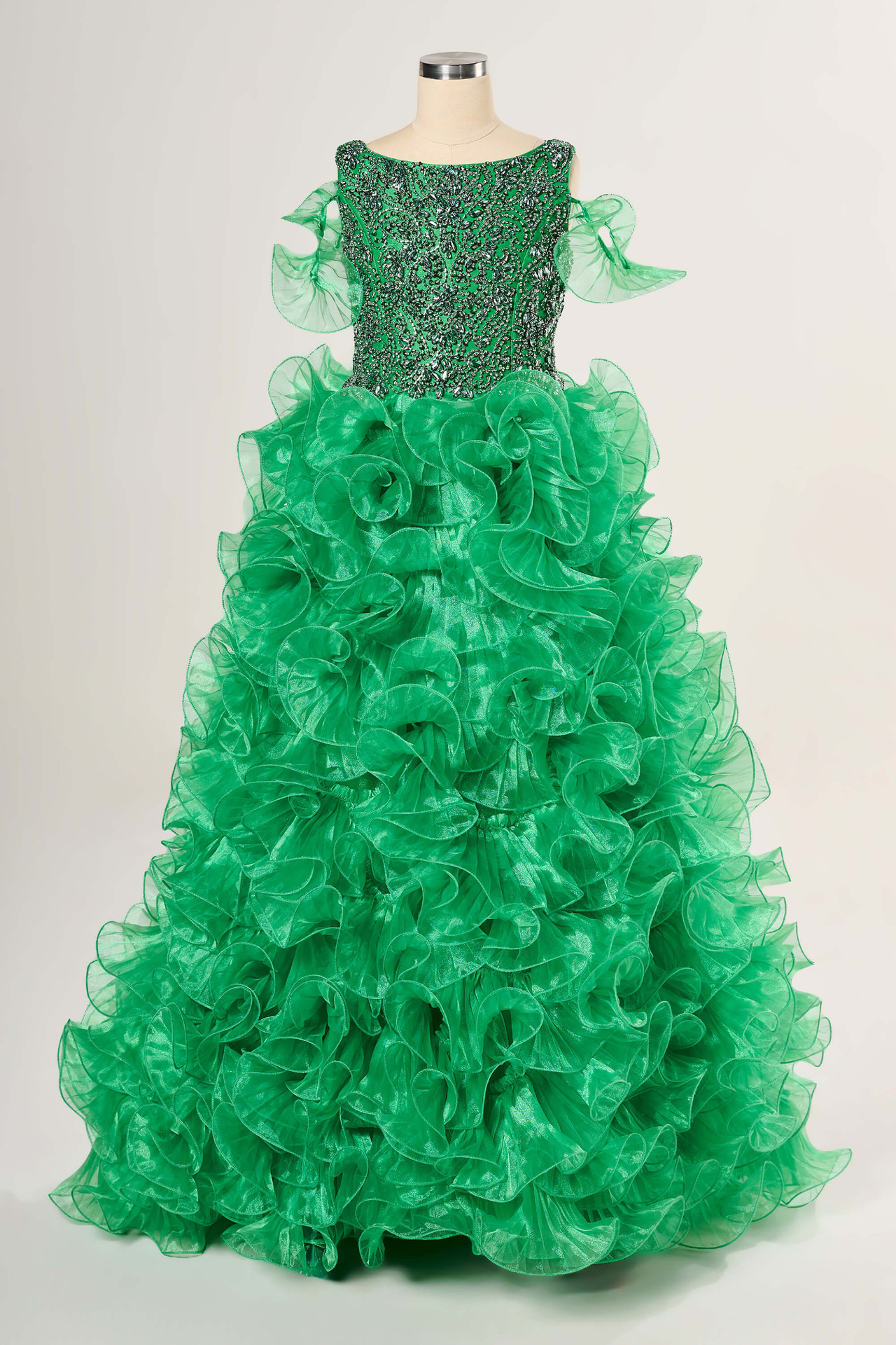 dark green dress on dark skin Sunnypetal Neon Green Tulle Baby Girl Tutu Pageant Dress with Detachab –  sunnypetal main image 1