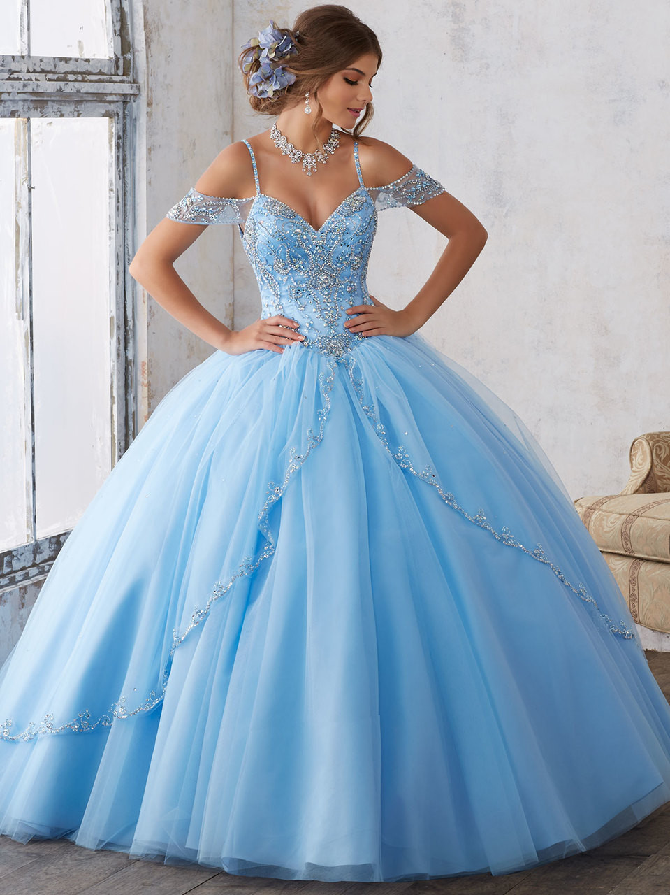 SP1663,Elegant Light Blue Sparkle Prom Dresses Evening Gown Party Dress  Long with Beading · SofieProm · Online Store Powered by Storenvy