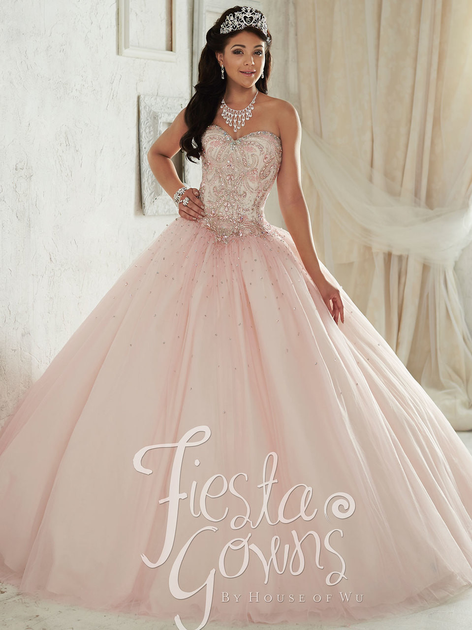 Glamour by Terani Couture Strapless Illusion Beaded Bodice Solid Satin Ball  Gown | Dillard's