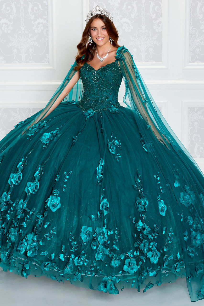 V-neck Princesa Quinceanera Ball Gown Dress PR22021