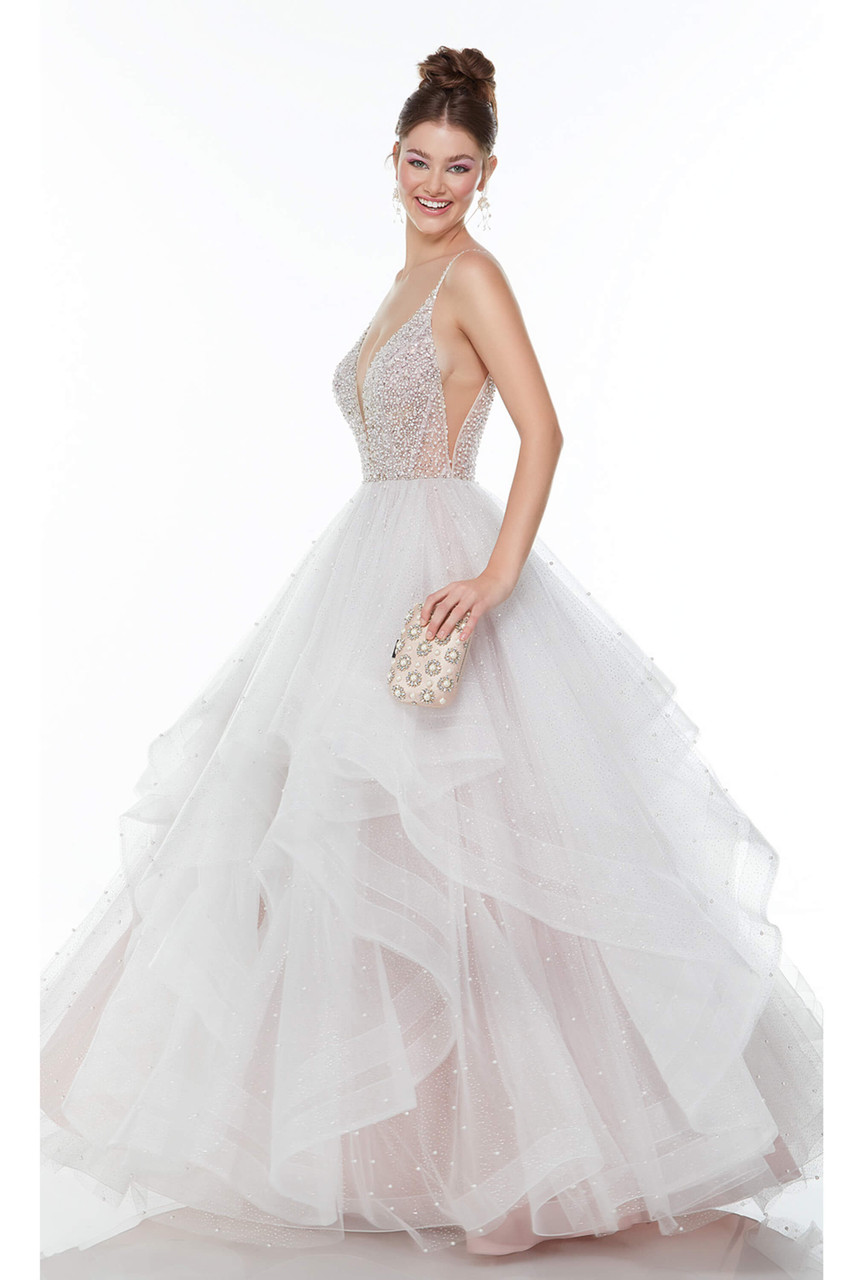 Formal Dress: 61094. Long Lavender Gown, Sweetheart Neckline