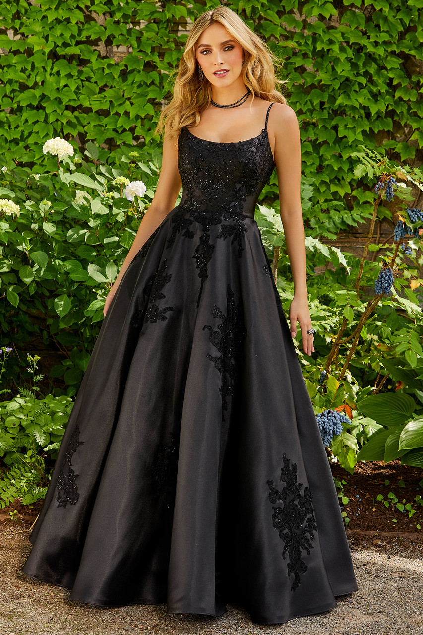 Black Halter Prom Dress,Tulle Prom Ball Gown,Vogue Evening Dress PD000 -  Wishingdress