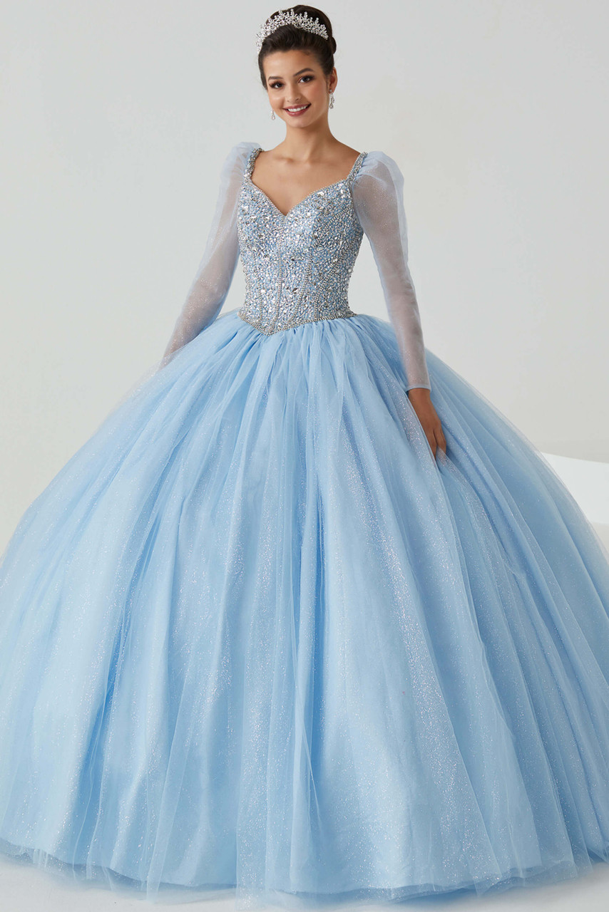 Long Sleeves Quinceanera Dress By Fiesta Gowns 56434 - Promheadquarters.com Long Sleeves Quinceanera Dress By Fiesta Gowns 56434 - Promheadquarters.com