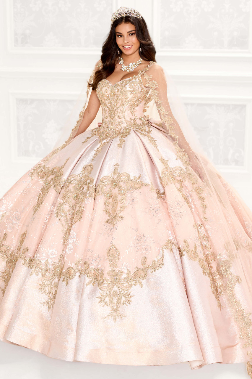 Metallic Princesa Quinceanera Dress by Ariana Vara PR30085