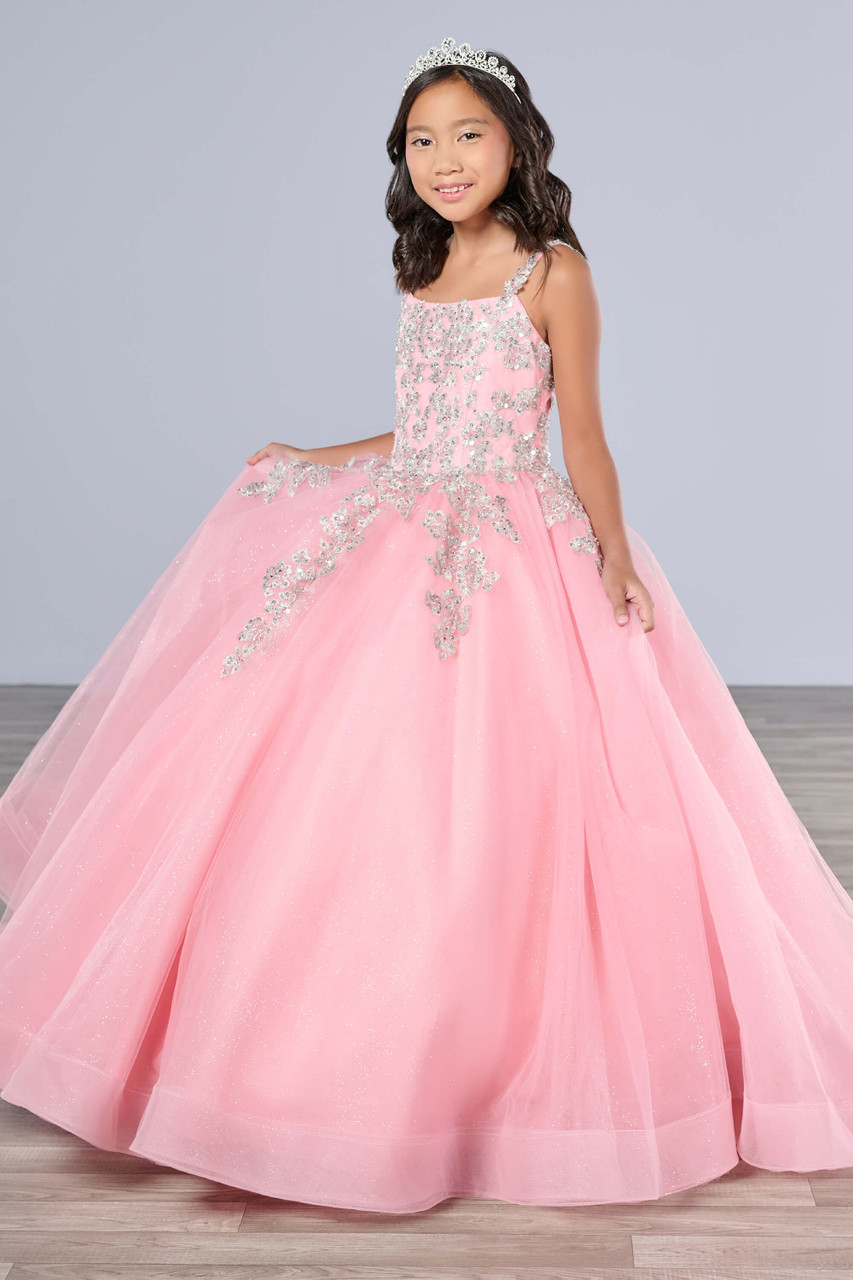 tiffany princess dress size chart Girls Off Shoulder Mikado Dress by Tiffany Princess 13513 ABC Fashion