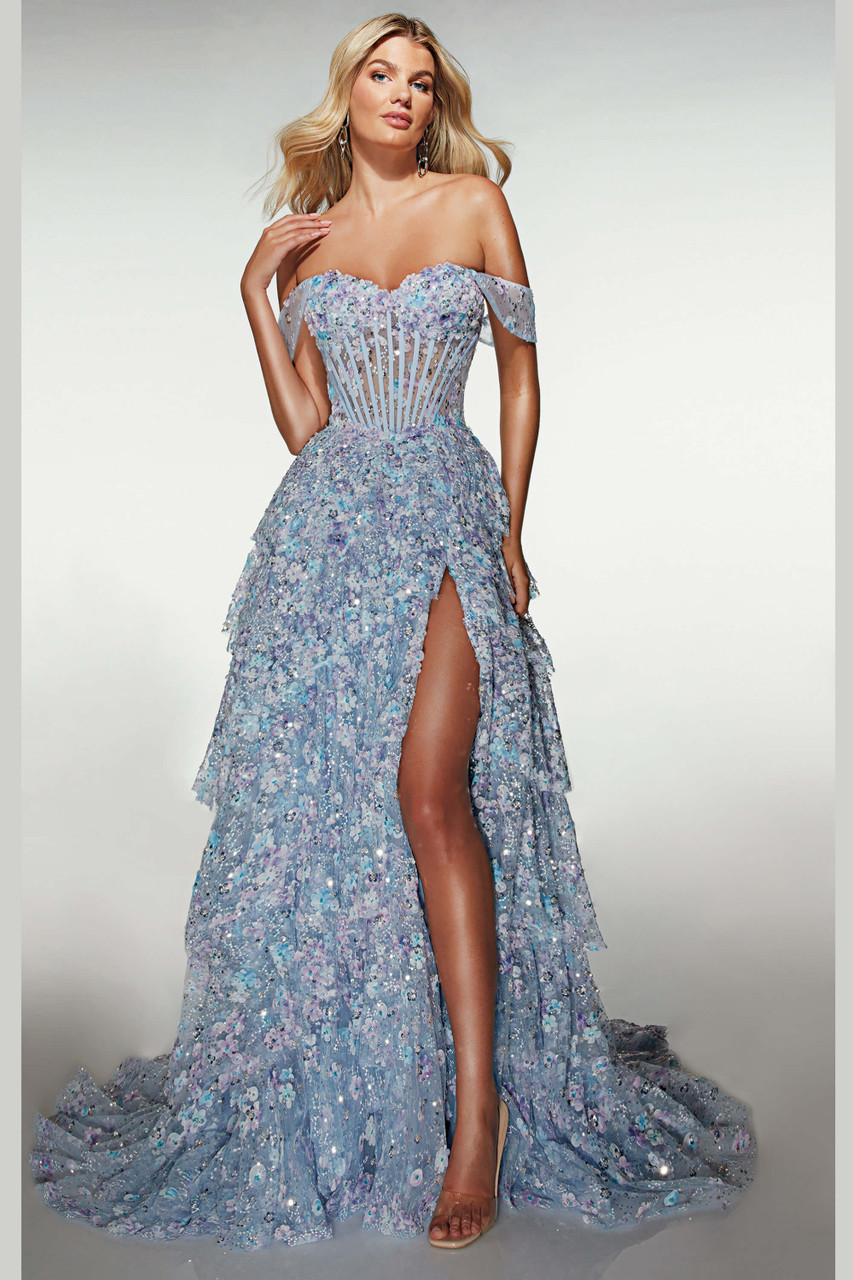 princess polly baby blue dress Alyce Paris 62186 Prom Dress