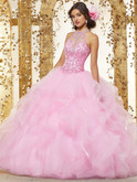 High Neckline Vizcaya Quinceanera Dress 89230