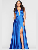 plunging v-neck faviana prom dress S10403