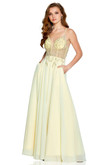 spaghetti strapped prom dress amarra 20709